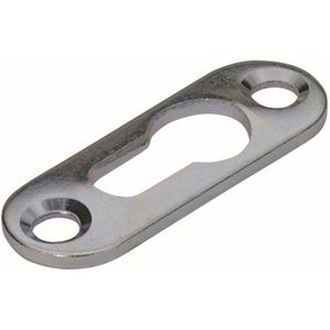 Schrankaufhänger für Linsenkopfschrauben, 62 x 19 x 2 mm, Stahl, verzinkt