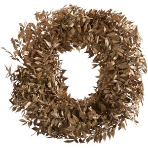 Getrockneter Ruscuskranz "Gold Wash"