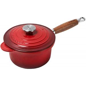 Le Creuset Steelpan met deksel - Tradition - Kersenrood - ø 18 cm / 1.8 liter