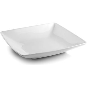 BonBistro Diep Bord Yong Squito 22 x 22 cm - Wit - 3 stuks