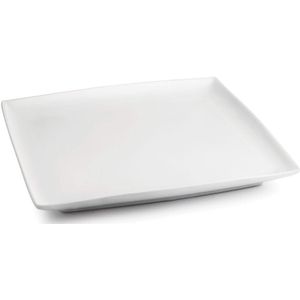 BonBistro Ontbijtbord / Dessertbord Yong Squito 23 x 23 cm - Wit - 6 stuks
