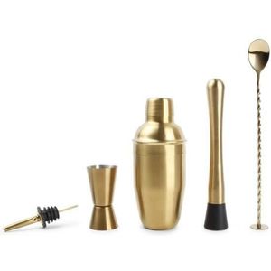 Salt & Pepper Cocktailset Bar - Goud - 7 delige set