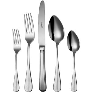 Sola Bestek Set Hollands Glad - 100 Delig Bestekset 12 Persoons - Klassiek - Zilverwit Premium Edelstaal 18/10 RVS