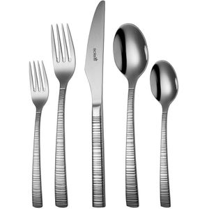 Sola - Bestek Set Bali - 100 Delig - Vaatwasserbestendig - Zilverwit Edelstaal 18/10 RVS