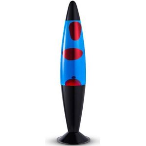 Lavalamp blauw groen, lavalamp retro, 39,5 cm, feestzaal, kerstcadeau idee, G9 30 W met snoerschakelaar, lamp inbegrepen, vulkaanlamp