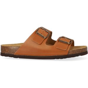 Scholl  Slippers Heren  Cognac  Leer