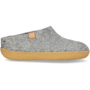 Tofvel  Pantoffels Unisex Slipa  Grijs  Wolvilt