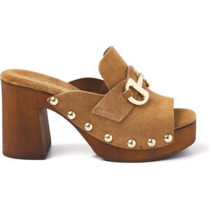 Lazamani Dames Clogs 31.230 Cuoio