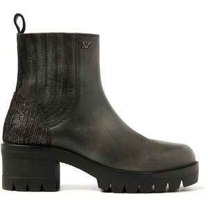 Lazamani  Chelsea boots Dames  Grijs  Leer