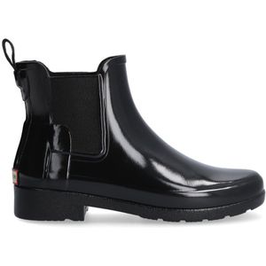 Hunter  Chelsea boots Dames  Zwart  Rubber