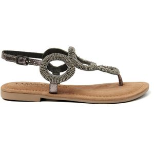 Lazamani  Sandalen Dames  Grijs  Leer