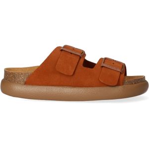 Scholl  Slippers Dames  Cognac  Suède