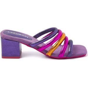 Lazamani Dames Muiltjes 85.562 Purple Multi