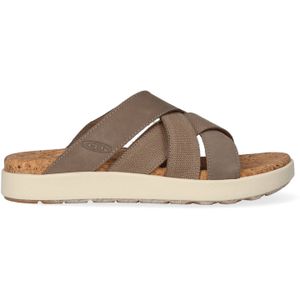 Keen  Slippers Dames Elle  Bruin  Textiel