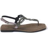 Lazamani  Sandalen Dames  Grijs  Leer