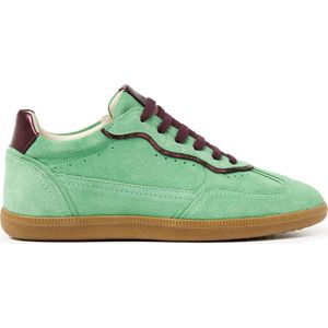 Lazamani  Sneakers Dames  Groen  Suède