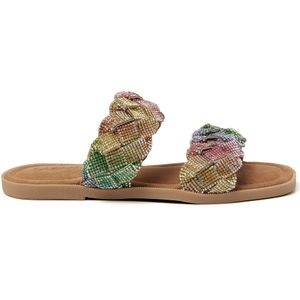 Lazamani  Slippers Dames  Multi  Strass