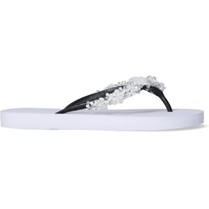 Uzurii  Slippers Unisex Precious Bloom White  Wit  Kunststof