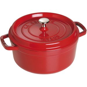 Staub Braadpan - Rond - 26 cm - Kers