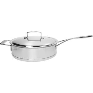 Sauteuse met dubbelwandig deksel 28 cm / 4,75 l - Silver 7 - Demeyere