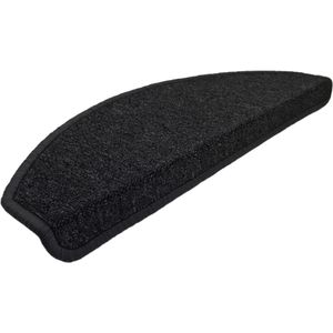 Trapmat Lima Antraciet (halve maantjes) 56x17x3,5cm
