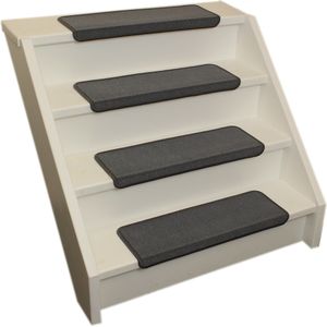 Trapmat Elite grijs rechthoek 56x17x3,5cm