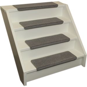 Trapmat Elite Soft Licht Grijs recht 62x19x3,5cm