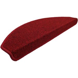 Trapmat Lima Rood (halve maantjes) 62x19x3,5cm