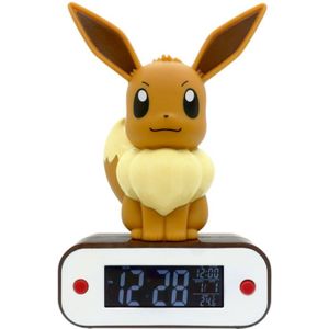 Pokémon LED Lamp Alarm Klok Eevee