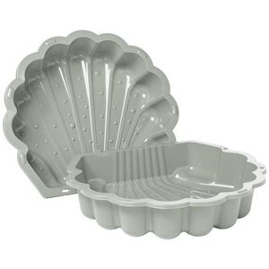 Zand- en Water Schelp pastel Zandkleur, 2 delig.