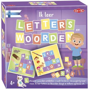 Tactic Ik Leer Letters en Woorden - Leerspel voor Kinderen vanaf 4 jaar - Leer het Alfabet en Vorm Woorden - Geschikt voor de Allerjongsten!