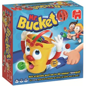 Jumbo Mr. Bucket - Het Supersnelle Achtervolg- en Schepspel voor Kinderen vanaf 3 jaar - 2 tot 4 Spelers