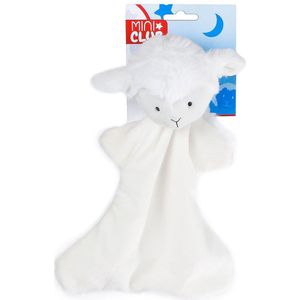 Mini Club Knuffeldoekje Schaap Junior 27 Cm Pluche Wit