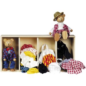 Goki Poppenhuis Berenpopjes + Kleding