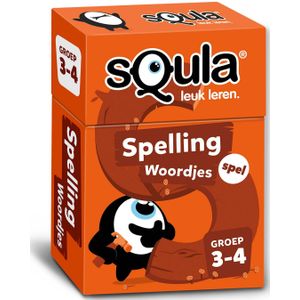 SQula Spelling / Woordjes Groep 3-4 Educatief Kaartspel