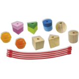 SES - Tiny Talents - Sensory Kralen Rijgen - Montessori - Meerdere Soorten Grove Kralen