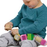 SES - Tiny Talents - Sensory Kralen Rijgen - Montessori - Meerdere Soorten Grove Kralen