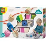 SES - Tiny Talents - Sensory Kralen Rijgen - Montessori - Meerdere Soorten Grove Kralen