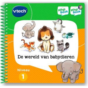 VTech MagiBook Activiteitenboek - De Wereld van Babydieren - Educatief Speelgoed - Niveau 1