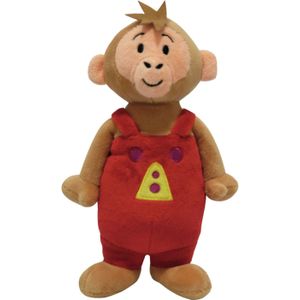 Bumba Poppa Knuffel - Pluche 20 cm - Een Aap In Een Rood Broekpak