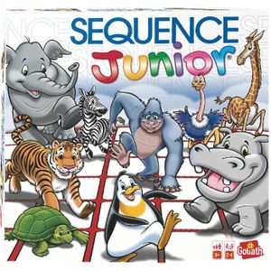 Sequence Junior Spel - Geschikt voor kinderen vanaf 3 jaar - 2 tot 4 spelers - Leer dieren herkennen en strategisch denken