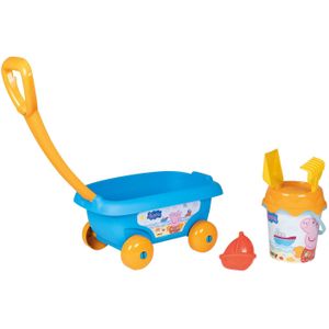 Smoby Strandset Peppa met Bolderkar Peppa Pig, 5dlg.