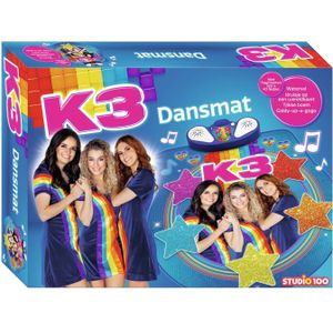 K3 Dansmat - met Fragmenten van 4 K3 Liedjes - 2 Leuke Spelvarianten