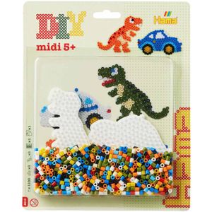 Hama Strijkkralenset Dino, 1100st.