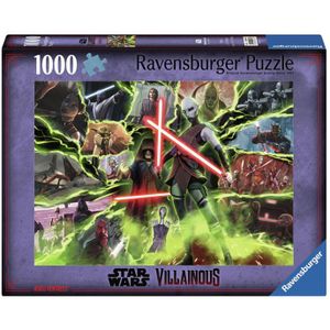 Legpuzzel Star Wars Villainous Asajj Ventress, 1000st.