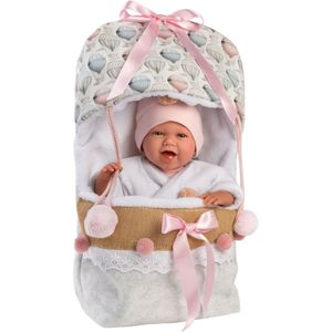 Llorens babypop 42 cm met geluid kleding en speen