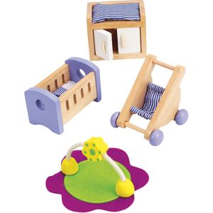 Hape - Poppenhuis - Babykamer