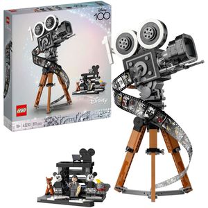 LEGO Disney Walt Disney eerbetoon – camera 100ste Verjaardag Set voor Volwassenen - 43230