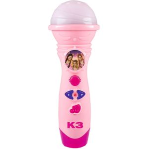 K3 Speelgoedmicrofoon - Microfoon met Stemopname De 3 Biggetjes - Met 4 K3 Liedjes