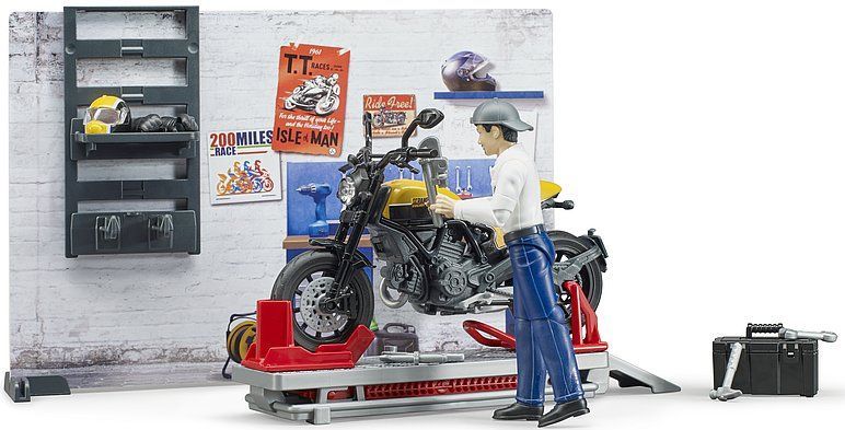 Motorfiets Service Scrambler Ducati Full Throttle van Bruder
